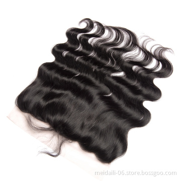 shopping online accept paypal body wave 13x4  human hair hd lace frontal closure